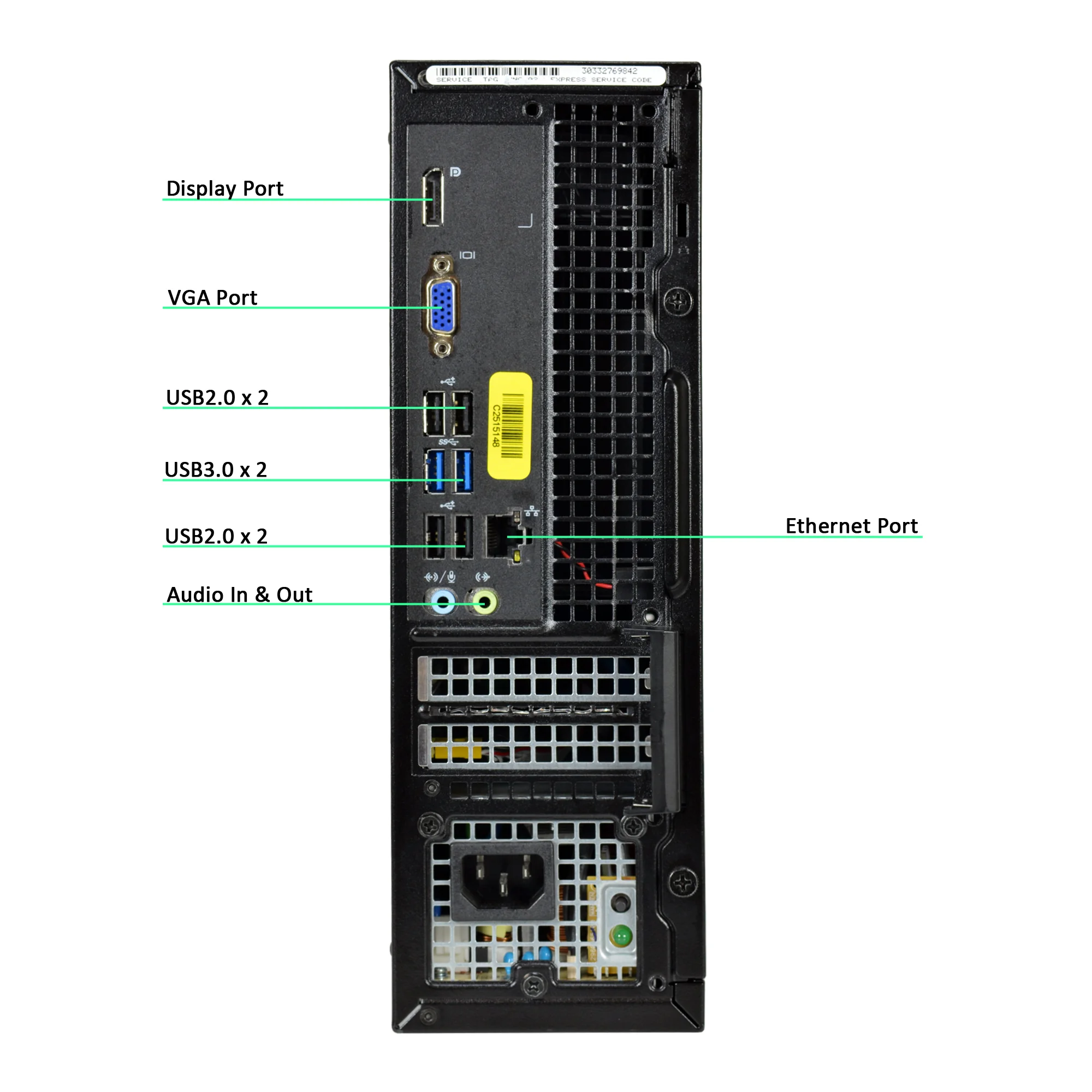 Dell OptiPlex 3020-SFF Desktop (4th gen Core i5, 8GB, 256GB SSD